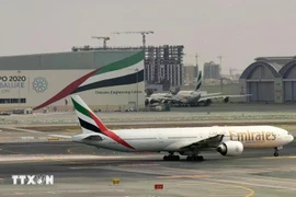 Самолет авиакомпании «Emirates» в международном аэропорту Дубая, ОАЭ. (Фото: AFP/ВИА)