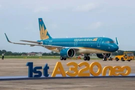 Vietnam Airlines недавно получила первый самолет Airbus A320neo. (Фото: ВИA)